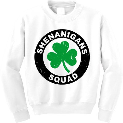Shenanigans Squad Funny St PatrickS Day Party Kids Sweatshirt