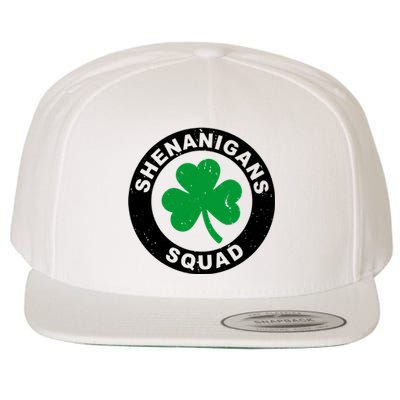 Shenanigans Squad Funny St PatrickS Day Party Wool Snapback Cap