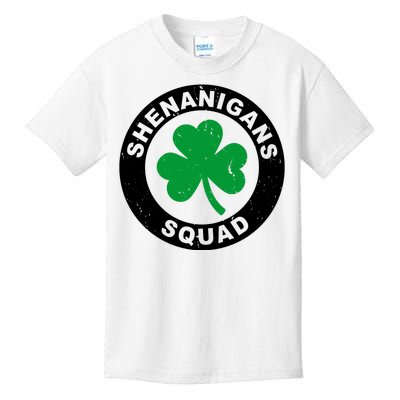 Shenanigans Squad Funny St PatrickS Day Party Kids T-Shirt