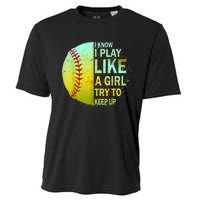 Softball Shirts For Girls | Softball TShirt Cooling Performance Crew T-Shirt