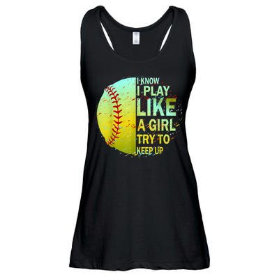Softball Shirts For Girls | Softball TShirt Ladies Essential Flowy Tank