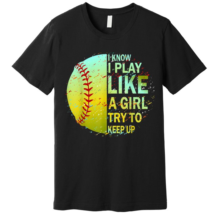 Softball Shirts For Girls | Softball TShirt Premium T-Shirt