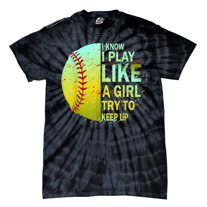 Softball Shirts For Girls | Softball TShirt Tie-Dye T-Shirt