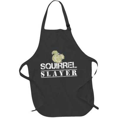 Squirrel Slayer Funny Squirrel Hunting Squirrel Hunters Apron