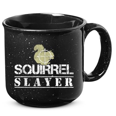 Squirrel Slayer Funny Squirrel Hunting Squirrel Hunters 15oz Campfire Ceramic Mug