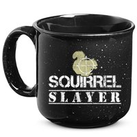 Squirrel Slayer Funny Squirrel Hunting Squirrel Hunters 15oz Campfire Ceramic Mug