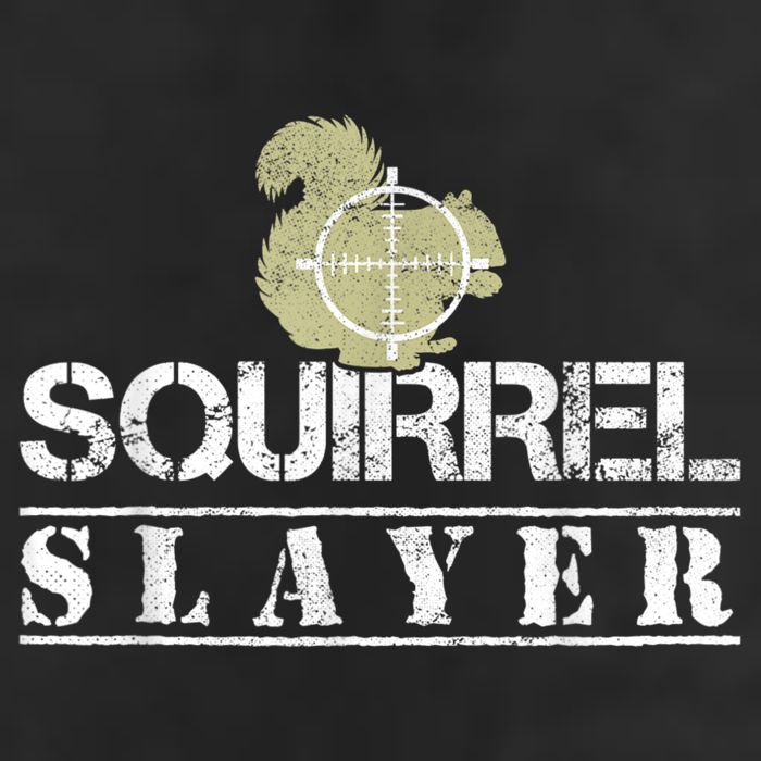 Squirrel Slayer Funny Squirrel Hunting Squirrel Hunters Microfiber Hand Towel