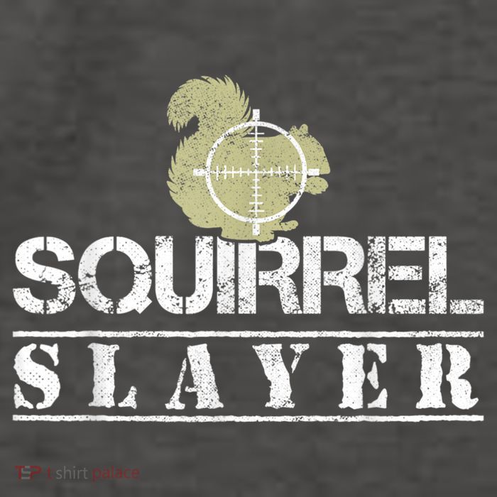 Squirrel Slayer Funny Squirrel Hunting Squirrel Hunters Vector Backpack