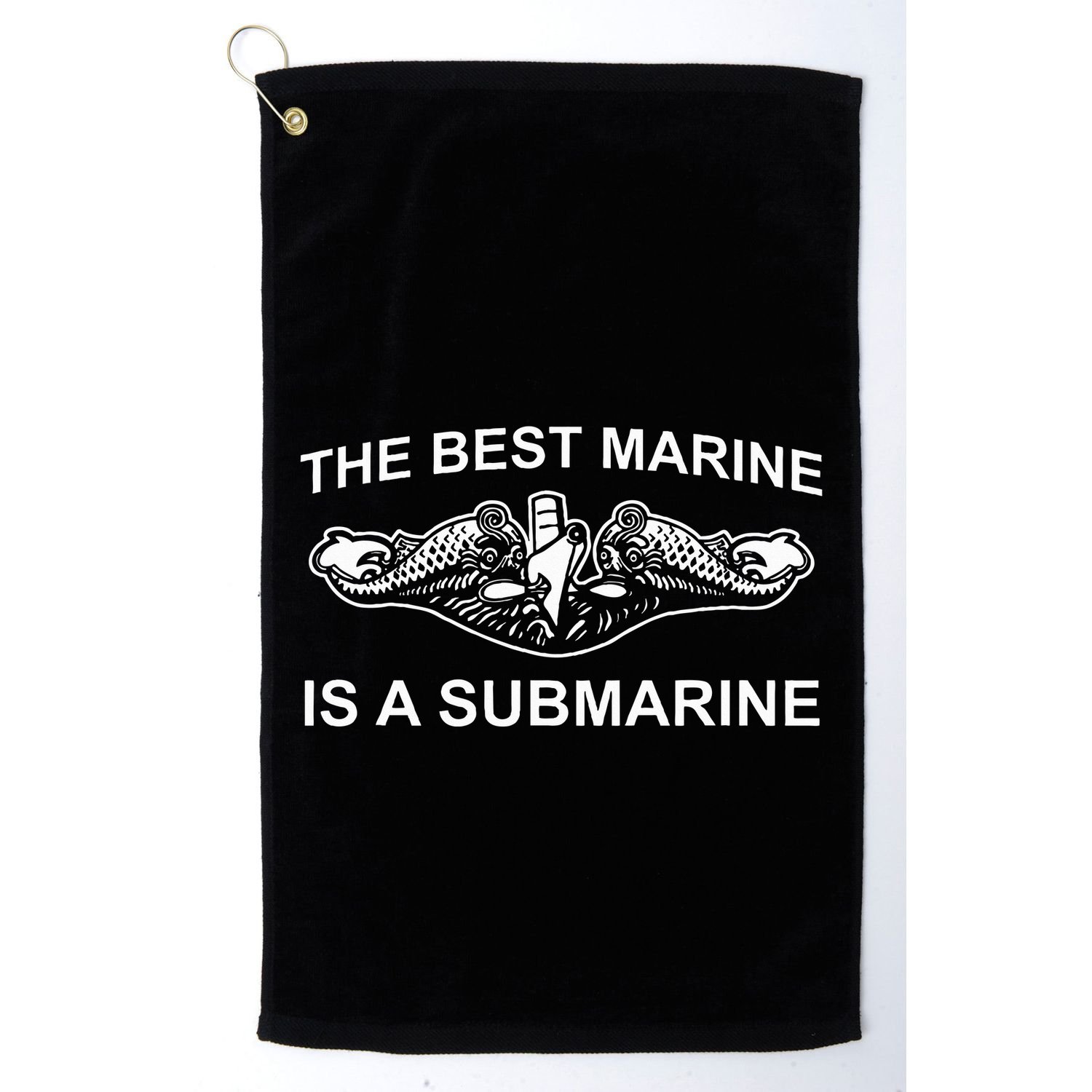 Submariner Submarine Funny Military Veteran Rivalry Golf Towel