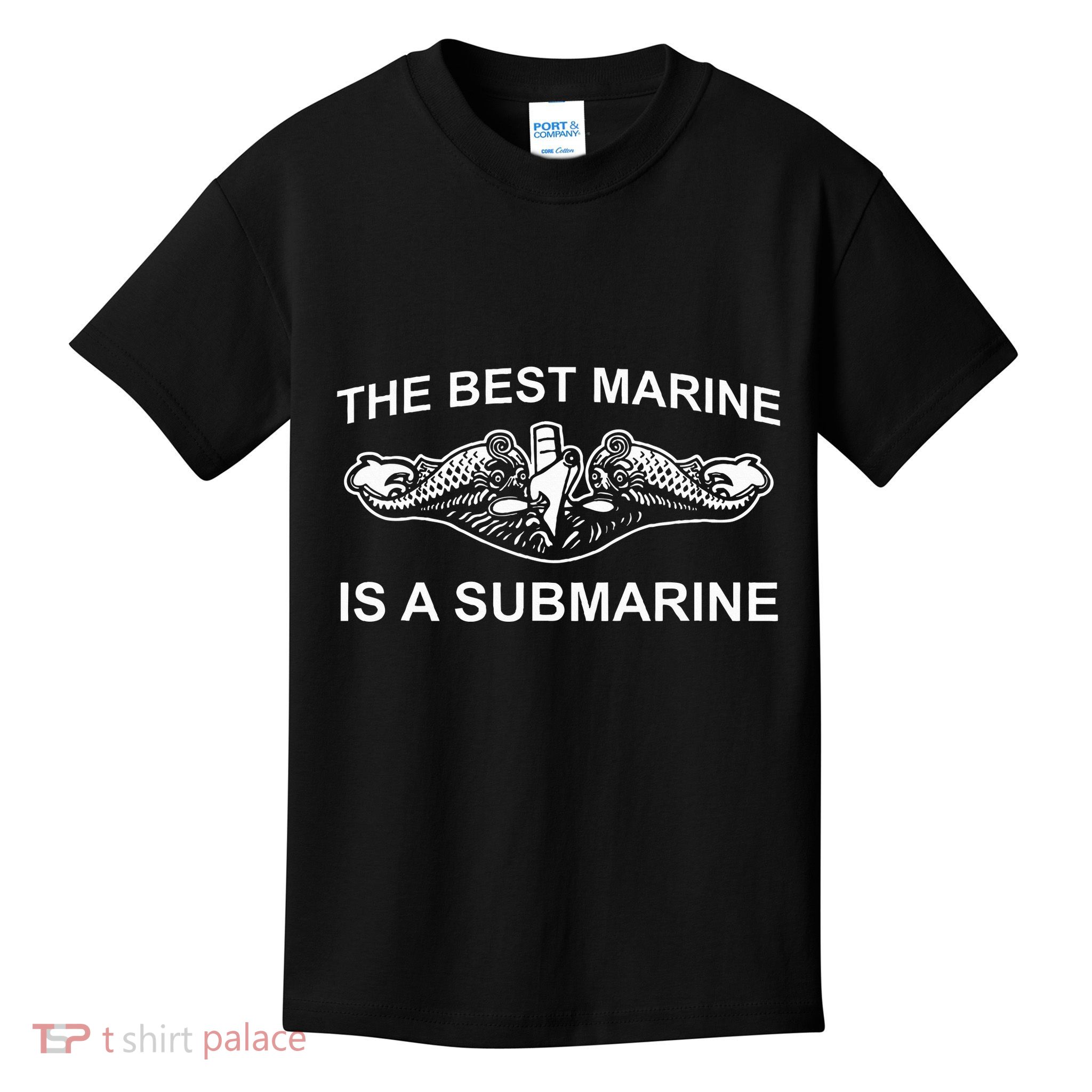 Submariner Submarine Funny Military Veteran Rivalry Kids T-Shirt