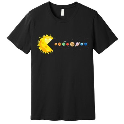 Solar System Funny Planet Sun And Astrology Premium T-Shirt