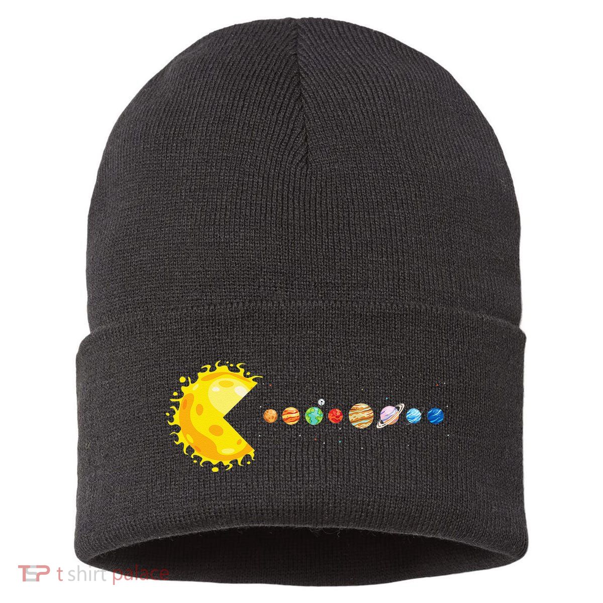 Solar System Funny Planet Sun And Astrology Sustainable Knit Beanie