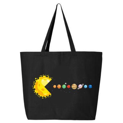 Solar System Funny Planet Sun And Astrology 25L Jumbo Tote