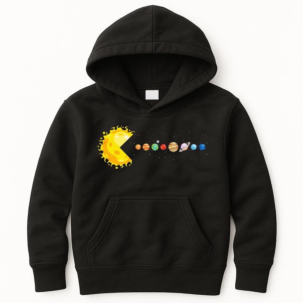 Solar System Funny Planet Sun And Astrology Kids Hoodie