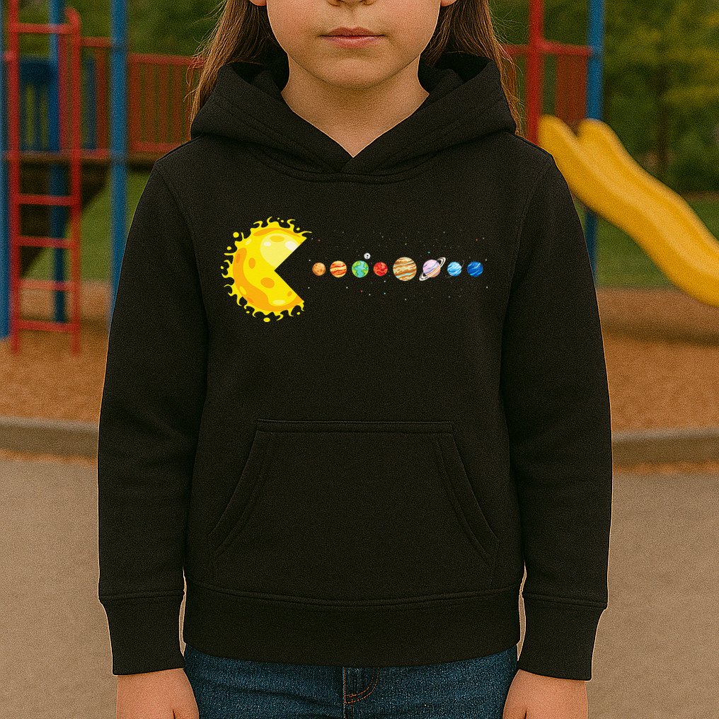 Solar System Funny Planet Sun And Astrology Kids Hoodie