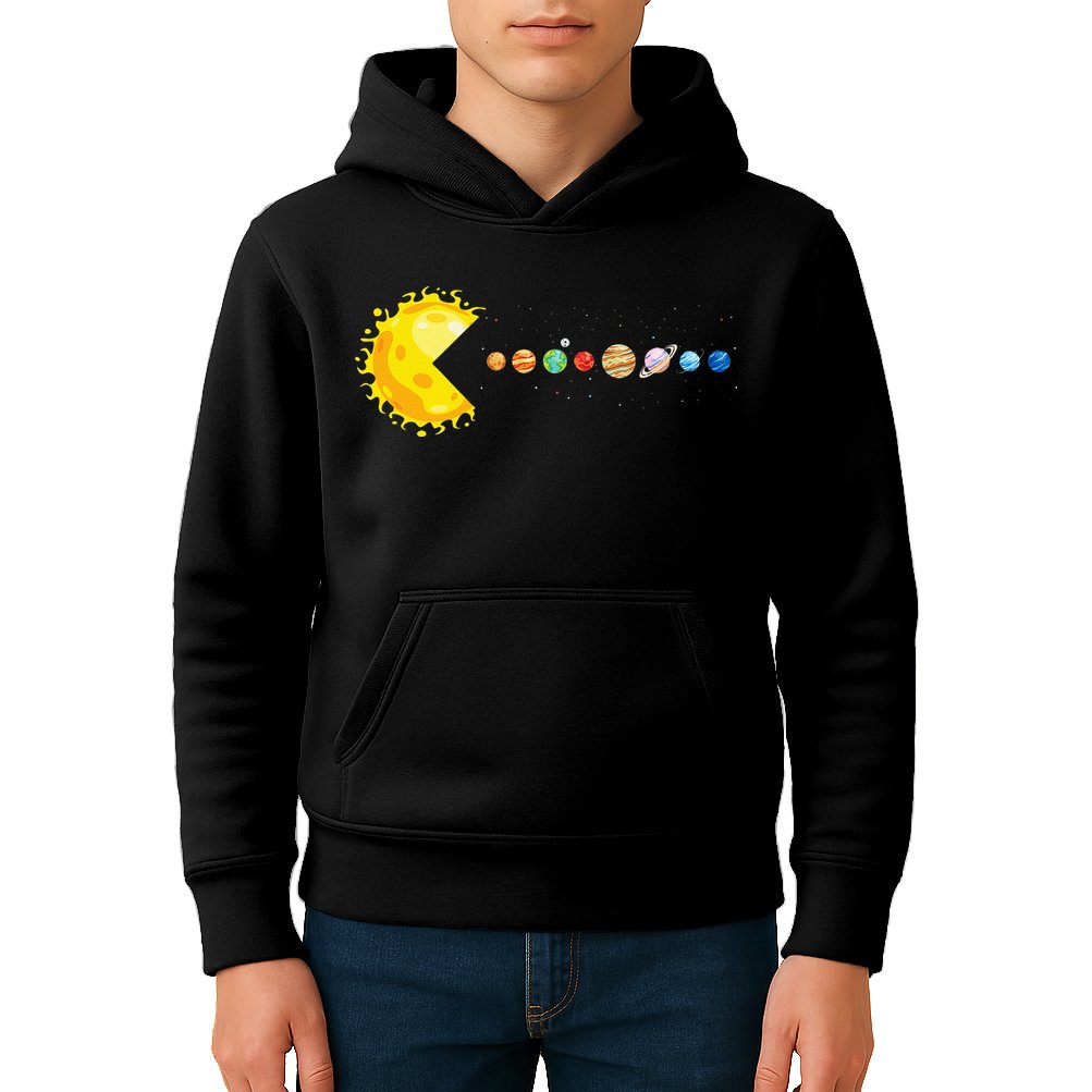 Solar System Funny Planet Sun And Astrology Kids Hoodie