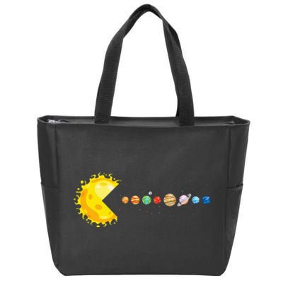 Solar System Funny Planet Sun And Astrology Zip Tote Bag