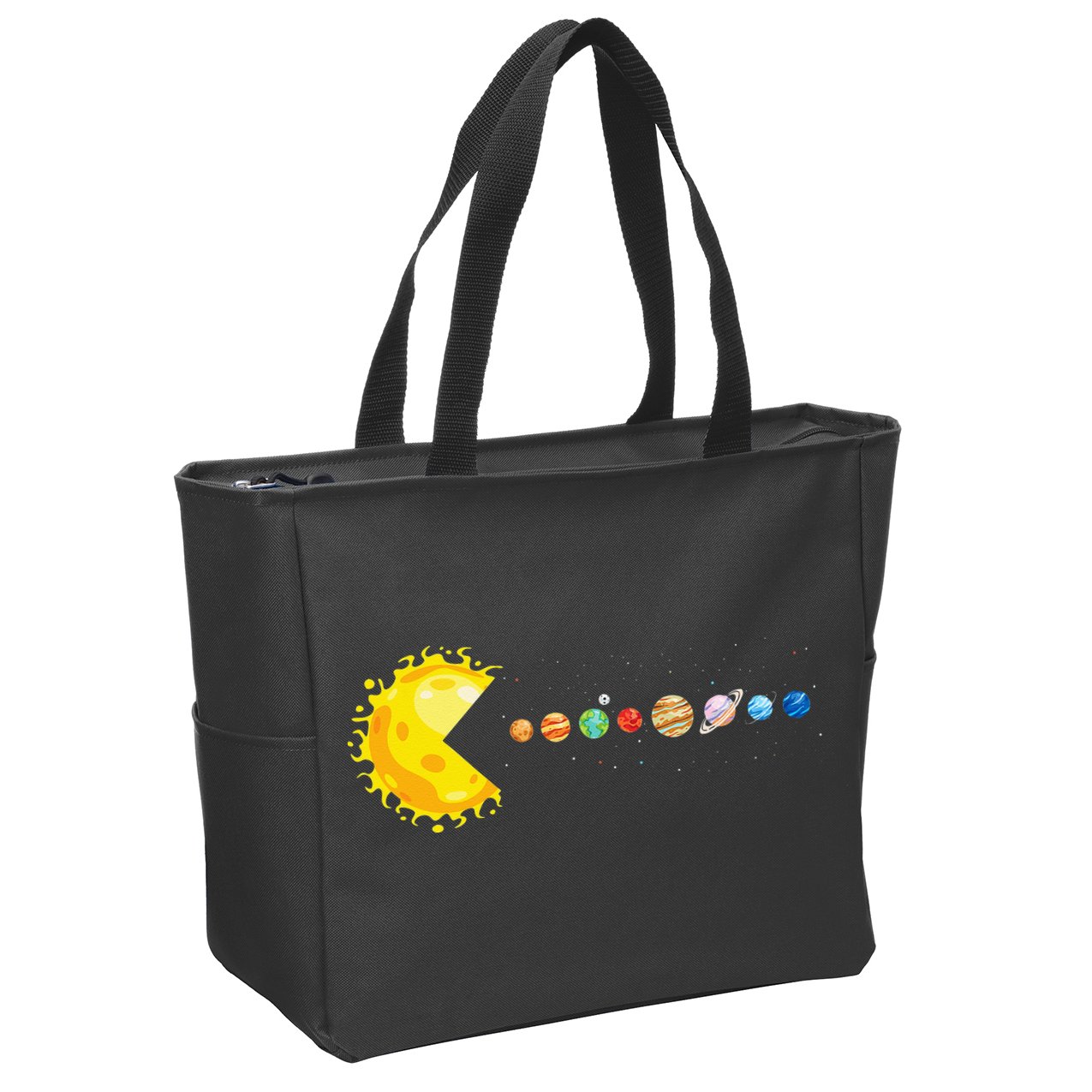 Solar System Funny Planet Sun And Astrology Zip Tote Bag