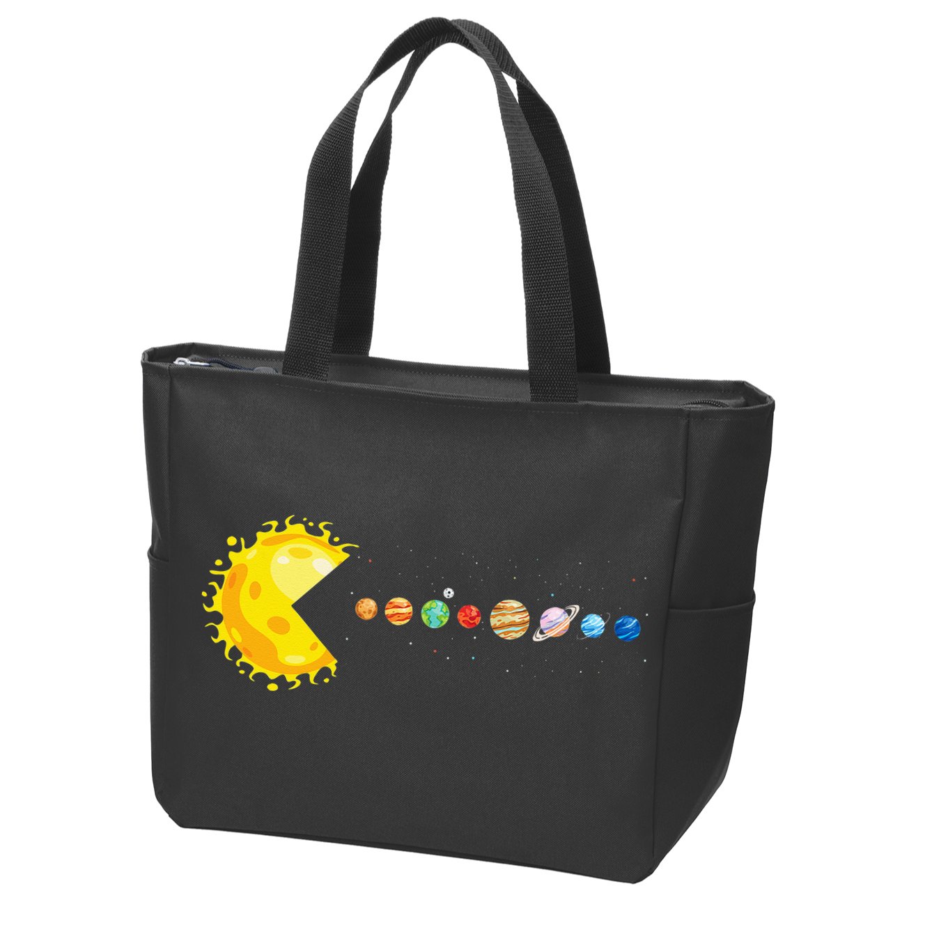 Solar System Funny Planet Sun And Astrology Zip Tote Bag