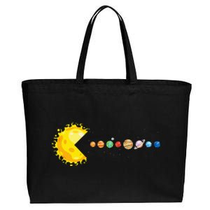 Solar System Funny Planet Sun And Astrology Cotton Canvas Jumbo Tote