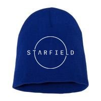 Starfield Star Field Space Galaxy Universe  Short Acrylic Beanie