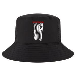 Shinedown Shredded Flag Cool Comfort Performance Bucket Hat