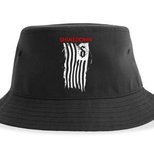 Shinedown Shredded Flag Sustainable Bucket Hat