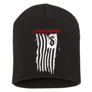 Shinedown Shredded Flag Short Acrylic Beanie