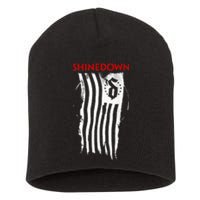 Shinedown Shredded Flag Short Acrylic Beanie