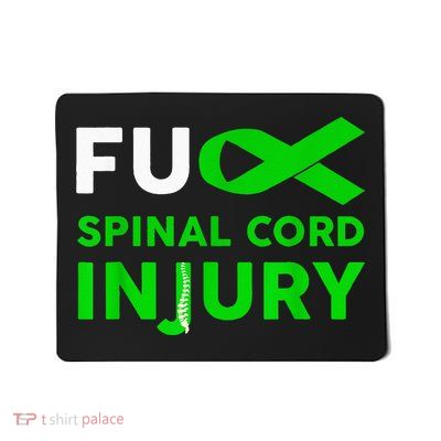 Support Survivor Fuck Spinal Cord Injury Awareness Mousepad