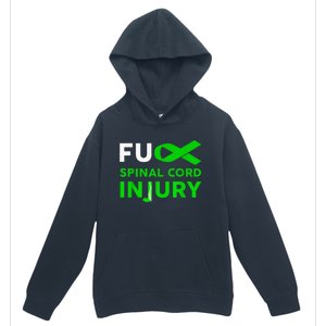 Support Survivor Fuck Spinal Cord Injury Awareness Urban Pullover Hoodie