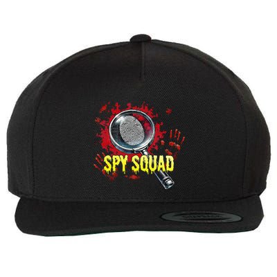 Spy Squad Funny Humor Wool Snapback Cap