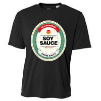 Soy Sauce Funny Costume Vegan Soy Sauce Funny Sushi Matching Group Halloween Cooling Performance Crew T-Shirt