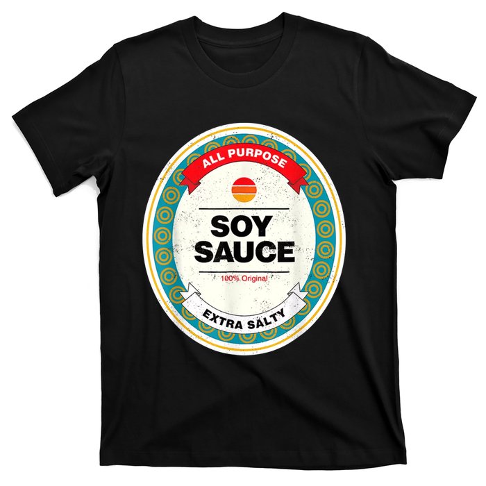 Soy Sauce Funny Costume Vegan Soy Sauce Funny Sushi Matching Group Halloween T-Shirt