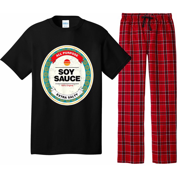 Soy Sauce Funny Costume Vegan Soy Sauce Funny Sushi Matching Group Halloween Pajama Set