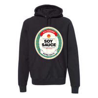 Soy Sauce Funny Costume Vegan Soy Sauce Funny Sushi Matching Group Halloween Premium Hoodie