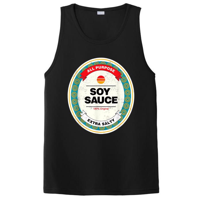 Soy Sauce Funny Costume Vegan Soy Sauce Funny Sushi Matching Group Halloween PosiCharge Competitor Tank