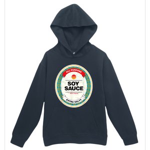 Soy Sauce Funny Costume Vegan Soy Sauce Funny Sushi Matching Group Halloween Urban Pullover Hoodie