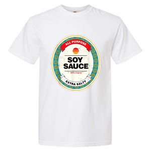 Soy Sauce Funny Costume Vegan Soy Sauce Funny Sushi Matching Group Halloween Garment-Dyed Heavyweight T-Shirt