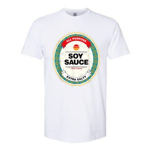 Soy Sauce Funny Costume Vegan Soy Sauce Funny Sushi Matching Group Halloween Softstyle CVC T-Shirt