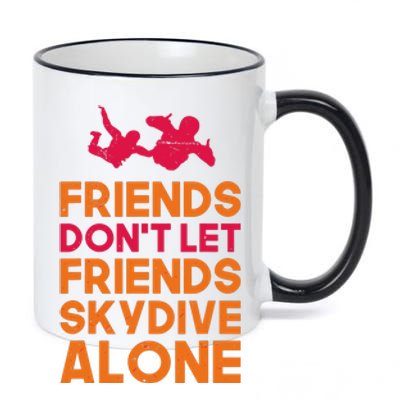 Skydiver Shirts Funny Friends Skydiving Parachute 11oz Black Color Changing Mug