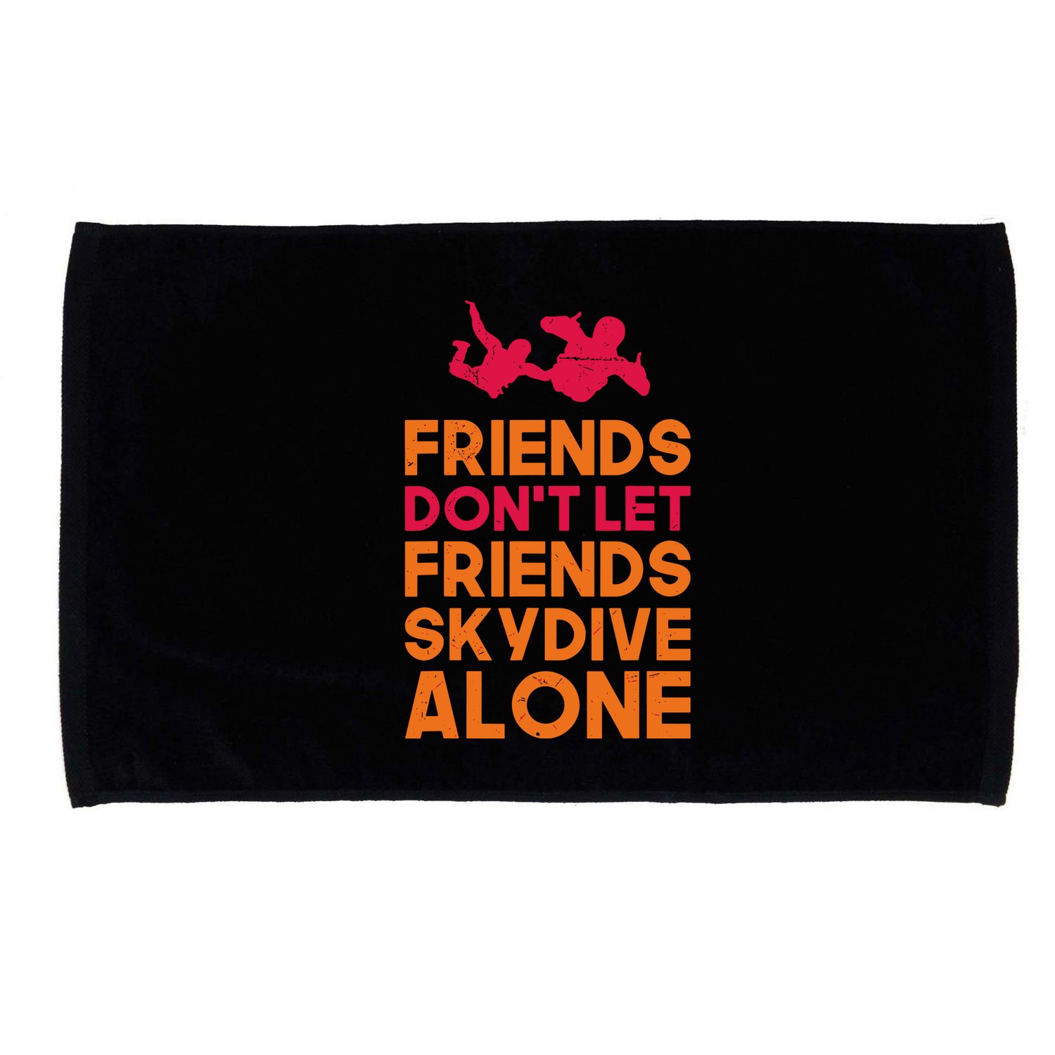 Skydiver Shirts Funny Friends Skydiving Parachute Microfiber Hand Towel