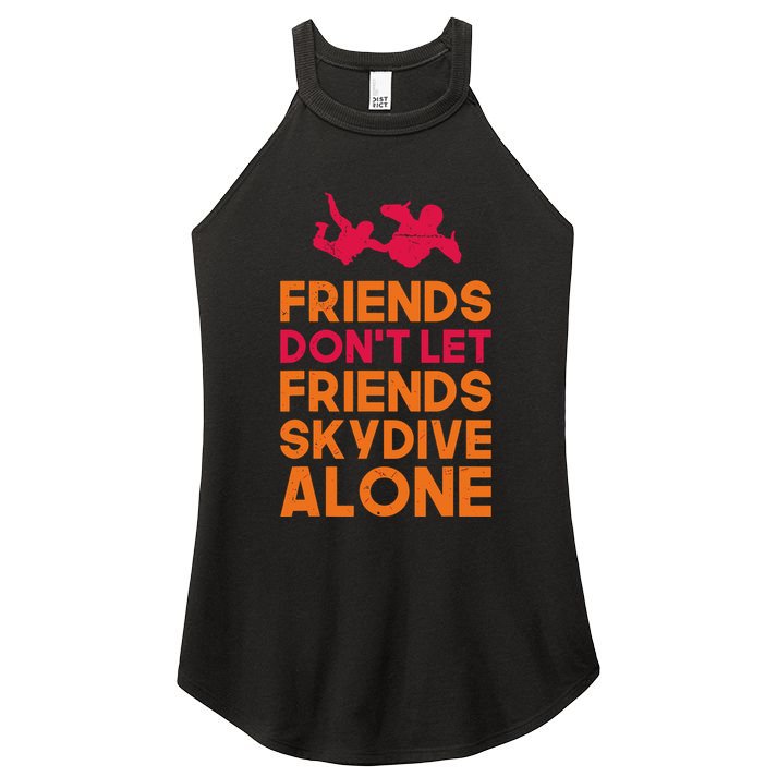 Skydiver Shirts Funny Friends Skydiving Parachute Women's Perfect Tri Rocker Tank