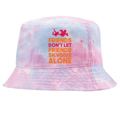 Skydiver Shirts Funny Friends Skydiving Parachute Tie-Dyed Bucket Hat