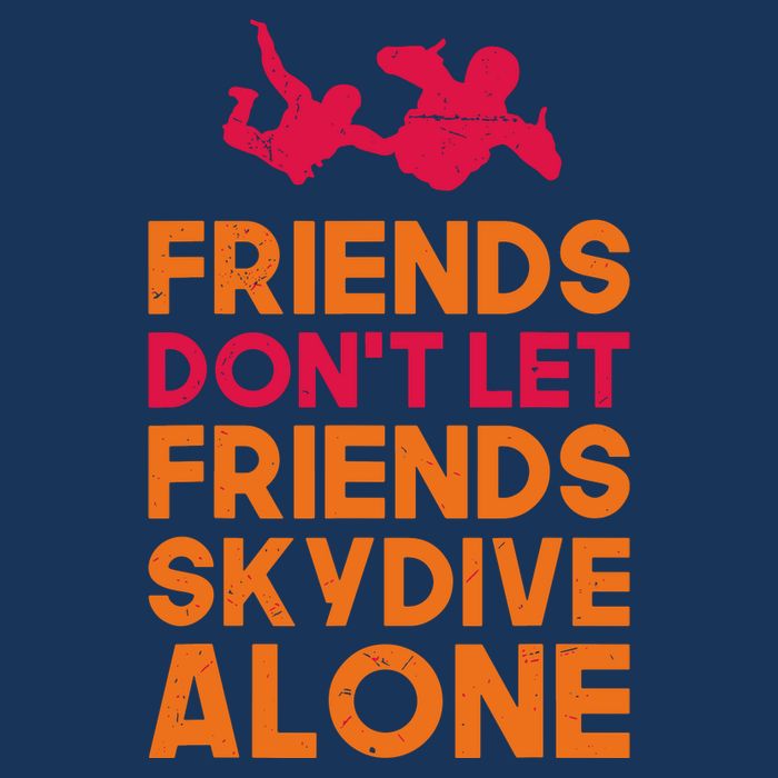 Skydiver Shirts Funny Friends Skydiving Parachute 7 Panel Mesh Trucker Snapback Hat
