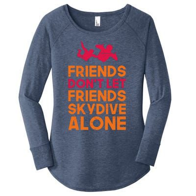 Skydiver Shirts Funny Friends Skydiving Parachute Women's Perfect Tri Tunic Long Sleeve Shirt