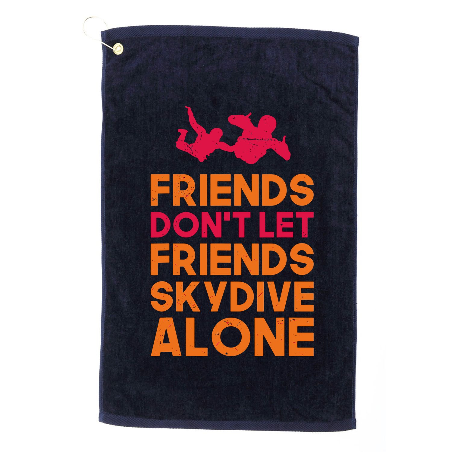 Skydiver Shirts Funny Friends Skydiving Parachute Golf Towel