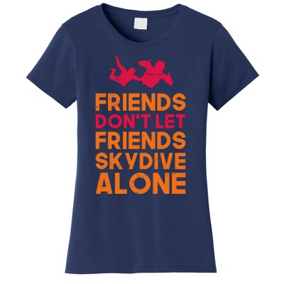 Skydiver Shirts Funny Friends Skydiving Parachute Women's T-Shirt