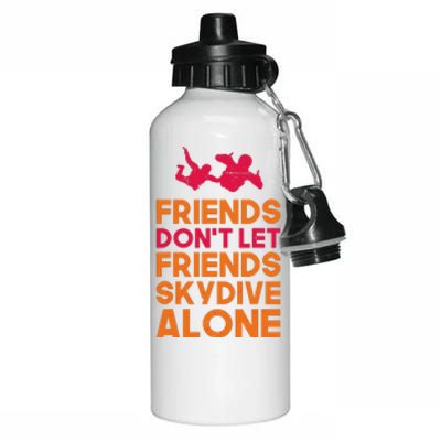 Skydiver Shirts Funny Friends Skydiving Parachute Aluminum Water Bottle 