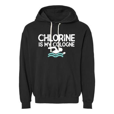 Swimmer Shirts For Men Funny Swimming Pool Gifts Garment-Dyed Fleece Hoodie